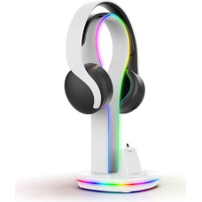 iPega P5P23 Charging RGB Stand for Playstation Portal Remote Player with Stand Headphones White (Damage Package)