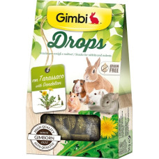 Gimborn Papildbarība grauzējiem : Gimbi Drops with dandelion 50g. : ar pienenēm