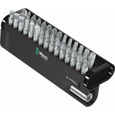 Wera komplektā 30gab. 1/4" uzgaļi ar magnētisko adapteri, Bit-Check 30 Metal 1, [05057434001]