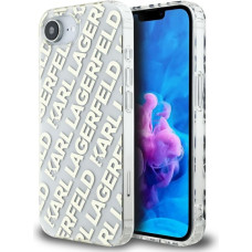 Case Karl Lagerfeld IML Repeat Logo for iPhone 16e gold