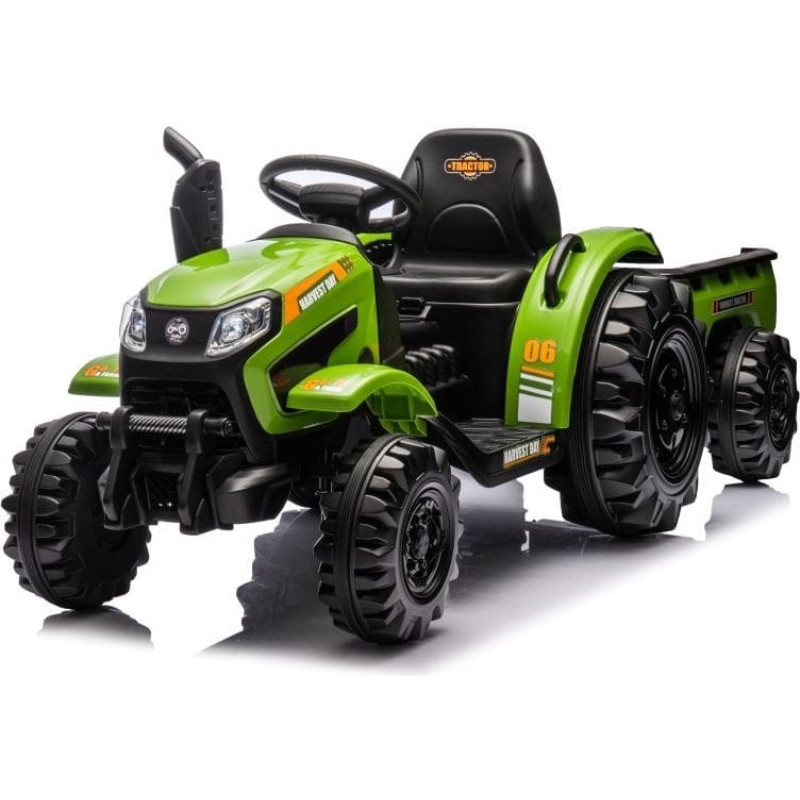 Elektriskais traktors ar piekabi