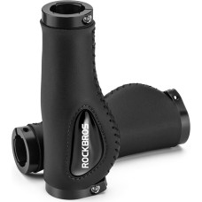 Rockbros Ādas rokturi velosipēda stūres rokturi dia. 22 mm - melns