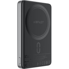 Acefast Magnetic Powerbank 10000mAh PD20W MagSafe Ultra Thin — melns