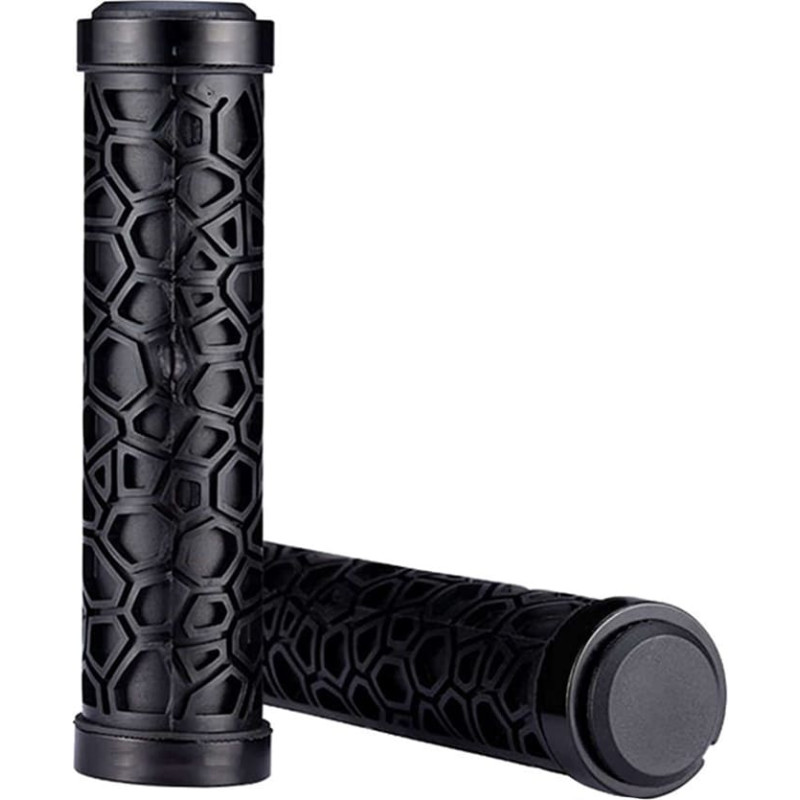 Rockbros Velosipēdu satvērēju rokturi izgatavoti no lipīgas gumijas dia. 22 mm melns