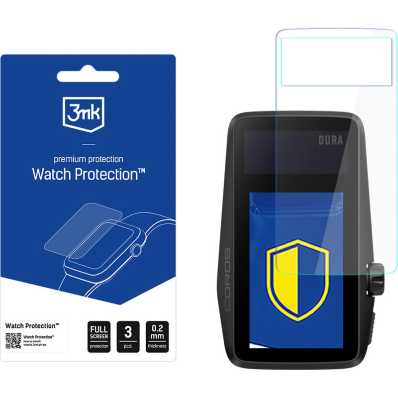 3Mk Protection Hybrid glass 3mk Watch Protection FlexibleGlass on Coros Dura