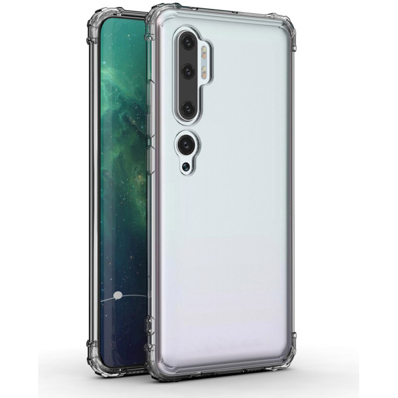 Fusion anti shock 0.5 mm silikona aizsargapvalks Xiaomi Mi Note 10 caurspīdīgs