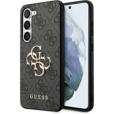 Guess 4G Big Metal Logo case for Samsung Galaxy S24+ - black