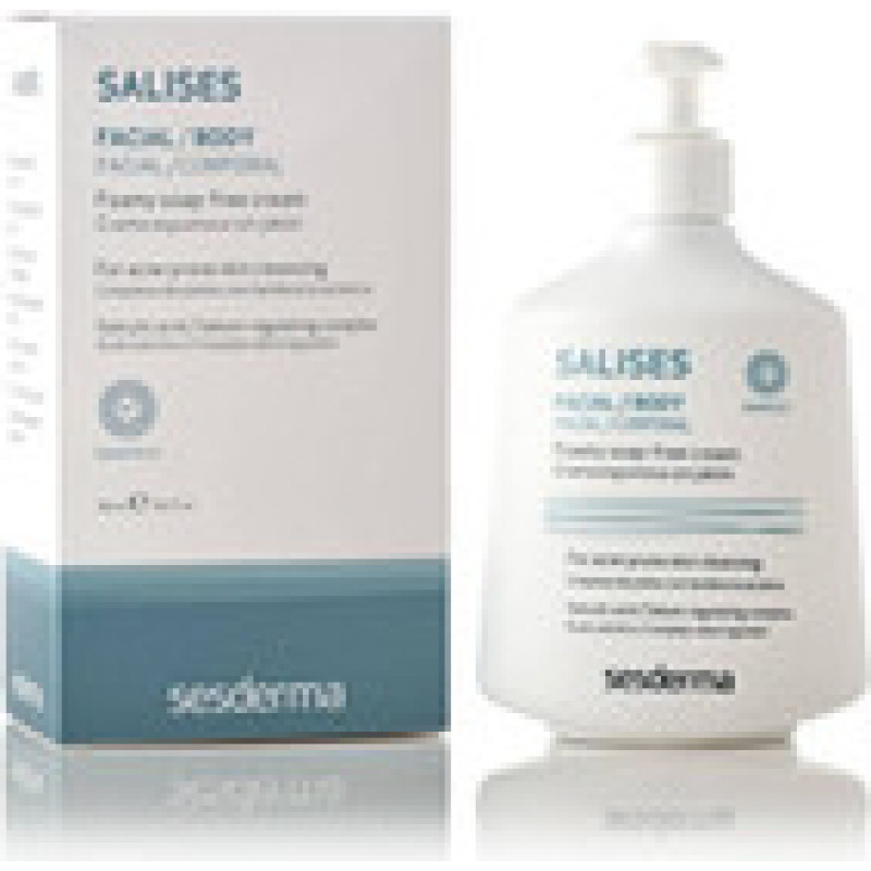 Sesderma Salicy (Foamy Soap-Free Cream) Antibacterial Face & Body Cleanser 300 ml