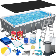 Bestway Dārza baseina rāmis 549 x 274 x 122 cm 17 collas 56465