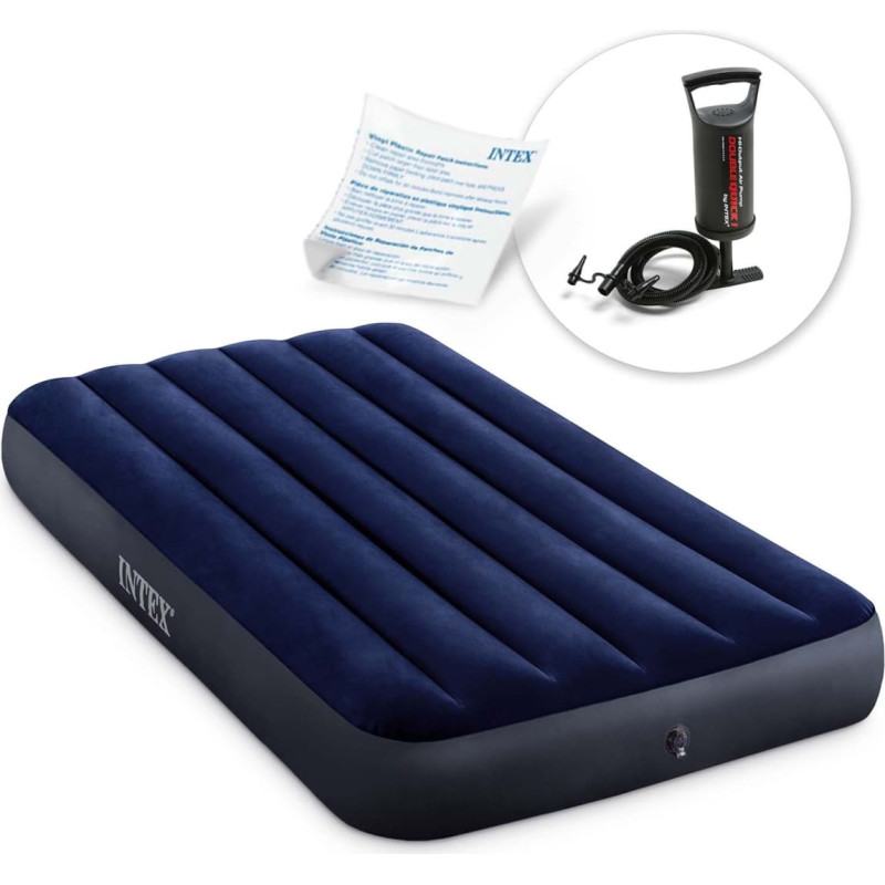 Intex Piepū&scaron;amais matracis 191x99x25 cm ar virzuļsūkni 64757