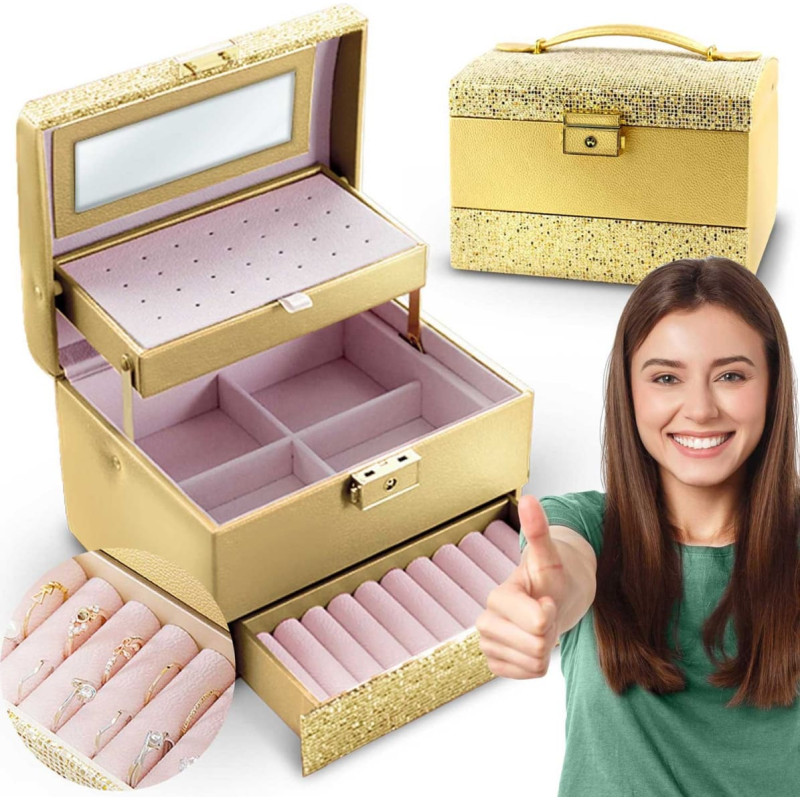 Massido Rotaslietu lādīte MS-705 - zelts