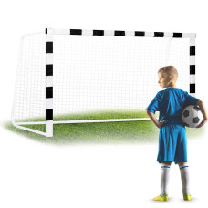 Neo-Sport Futbola vārti 300 x 160 x 90 cm NS-460 melni un balti