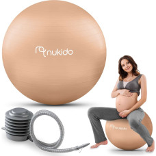 Nukido Grūtnieču aerobikas bumba 65 cm NS-951 bēša