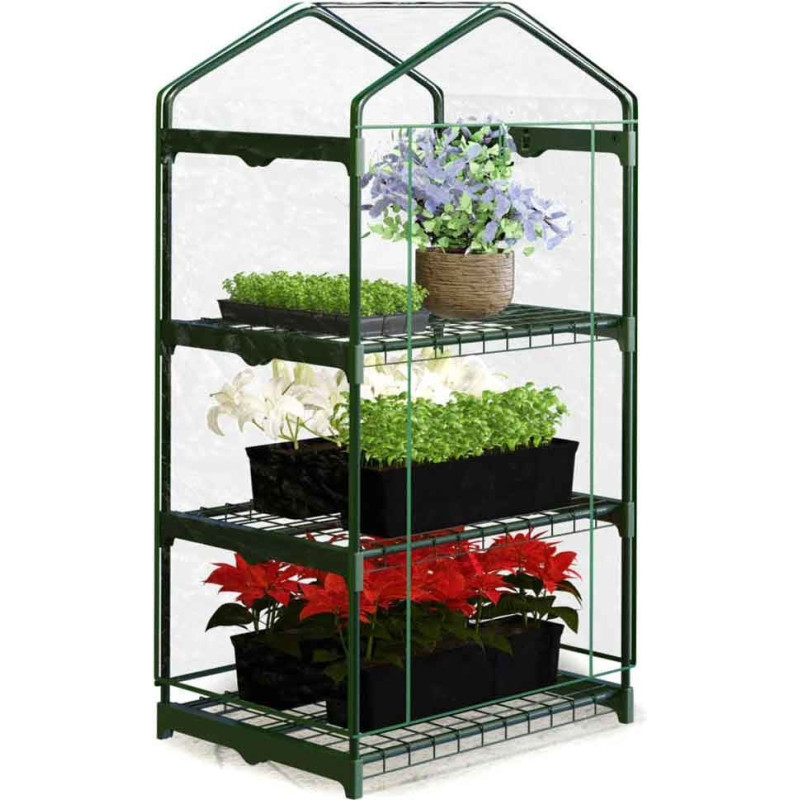 Plonos Siltumnīcas plaukts 69 x 49 x 125 cm 4921