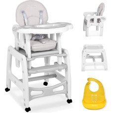 Ricokids Sinco 5in1 barošanas krēsliņš pelēks