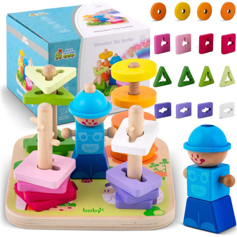 Ricokids Koka rotaļlietu &scaron;ķirotājs - puzle RK-866