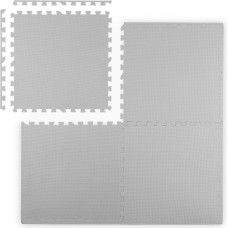 Ricokids Liels putuplasta puzles paklājiņš 60x60 cm 4 gab. pelēks