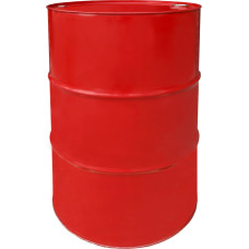 Beczkopol Tērauda metāla muca TH 216,5L ar rievām, 3/4 un 2 korķiem vākā - RED MIX
