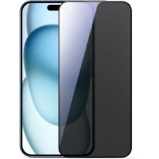 Joyroom 2.5D putekļu necaurlaidīgs rūdīts stikls ar melnu rāmi iPhone 15 Plus/16 Plus