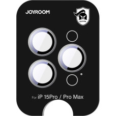 Joyroom iPhone 15 Pro/15 Pro Max objektīva aizsargstikls - sudrabs
