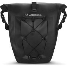 Wozinsky Ūdensizturīga velosipēda soma bagāžniekam, 25 l, melna