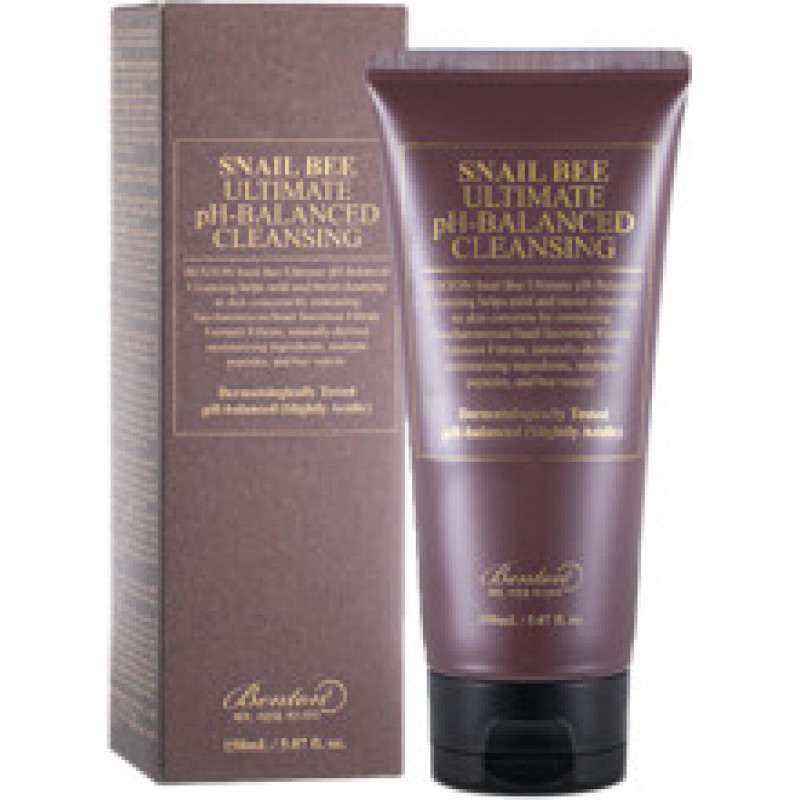 Benton Snail Bee Ultimate Ph-Balanced Cleansing - Snail Mucin Foam Cleanser.