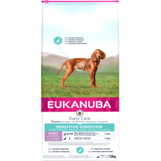 Eukanuba Sausa barība kucēniem - Eukanuba Puppy ALL Sensitive Digestion, 12 kg