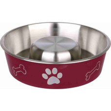 Trixie Bļoda suņiem metāla : Trixie Slow Feed stainless steel bowl, 1.4 l|ø 21 cm