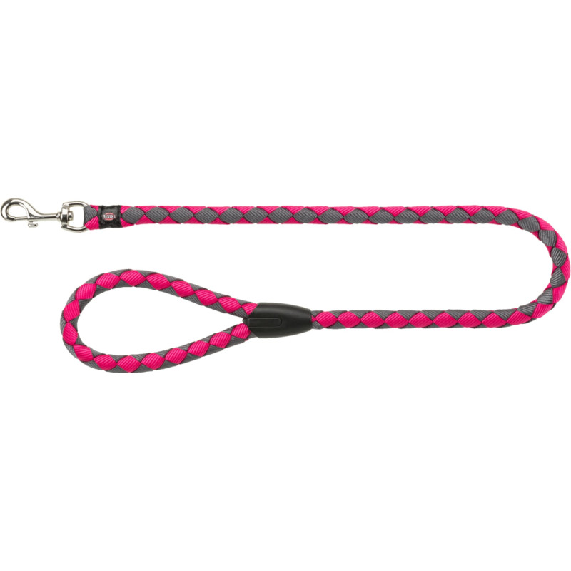 Trixie Pavada : Trixie Cavo leash, S&ndash;M: 1.00 m|&oslash; 12 mm, fuchsia|graphite.