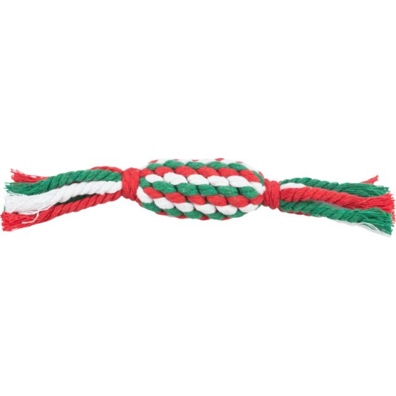 Trixie Ziemassvētku rotaļlieta - Trixie Xmas playing rope candy , 24  cm