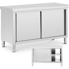Royal Catering Galds, centrālā darba virsma ar caurejošu skapi, 140 x 60 cm STAL
