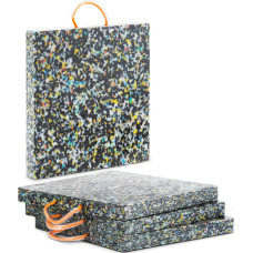 MSW Kvadrātveida stabilizējošais paliktnis celtņa kājām 50 x 50 cm, līdz 18 000 kg, 4 gabalu komplekts.