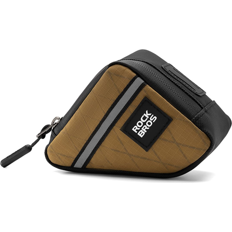 Rockbros Trīsstūrveida velosipēda rāmja soma 0,25 l - brūna