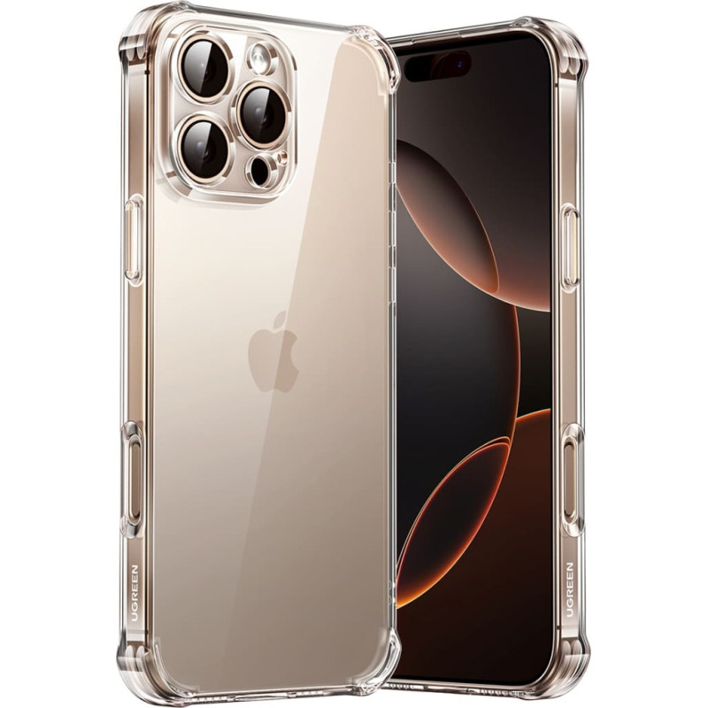 Ugreen iPhone 16 Pro Bright Cushion CA101 aizsargvāciņ&scaron; - caurspīdīgs