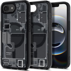 Spigen iPhone 16e Zero One Ultra Hybrid MagSafe aizsargvāciņš — melns