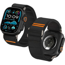 TECH-PROTECT NYLON SLIP APPLE WATCH 6 | 7 | 8 | 9 | 10 | SE | ULTRA 1 | 2 (44 | 45 | 46 | 49 MM) BLACK
