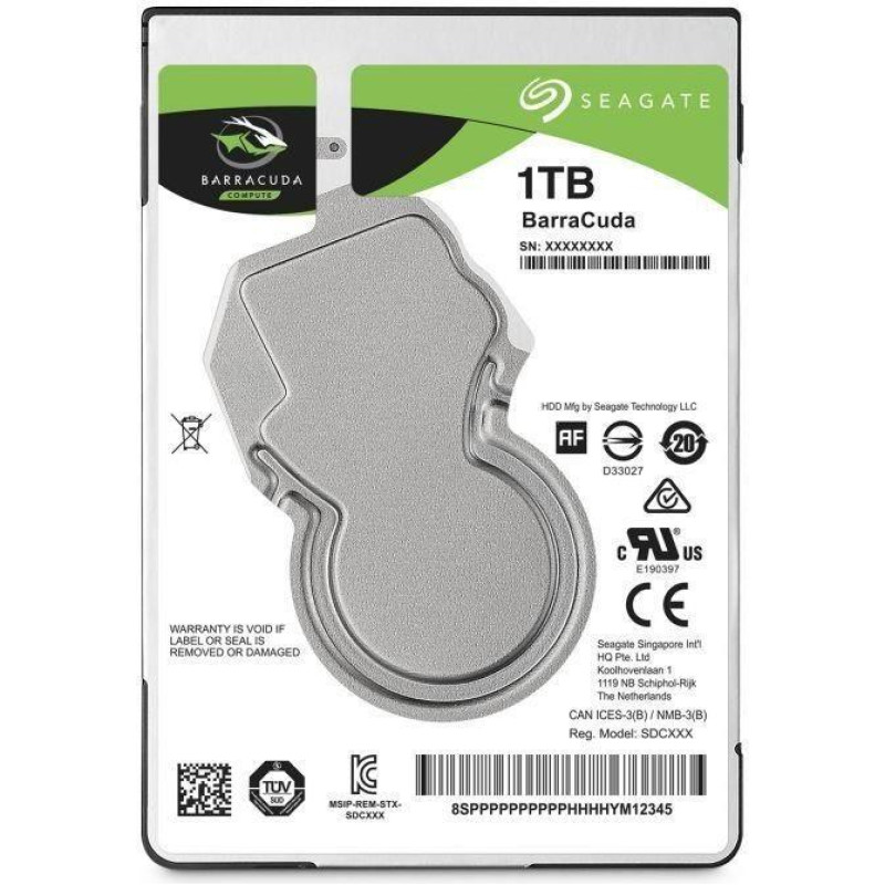 SEAGATE Barracuda Pro 1TB HDD SATA