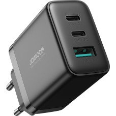 Joyroom Ātrais lādētājs 2x USB-C / 1x USB-A 32W melns