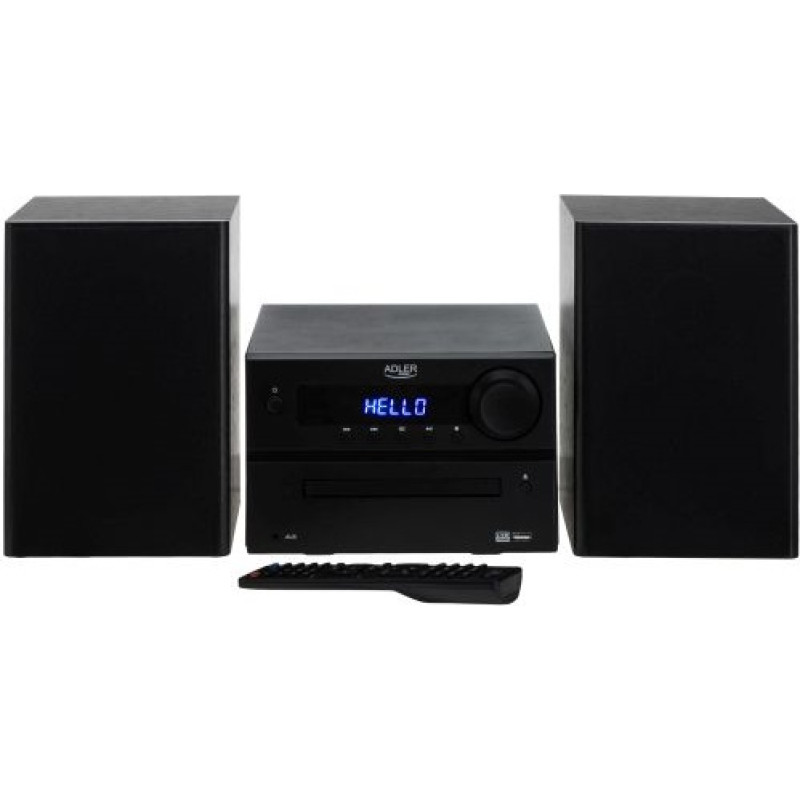 Adler AD 1917 Mini Hi-Fi stereo sistēma ar Bluetooth | CD | USB | FM radio