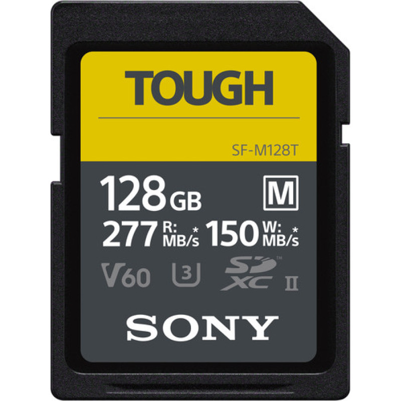 Sony SDXC M Tough series   128GB UHS-II Class 10 U3 V60