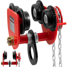 Steinberg Systems Manuālie virszemes celtņa ratiņi ar ķēdi 90-130 mm 3000 kg
