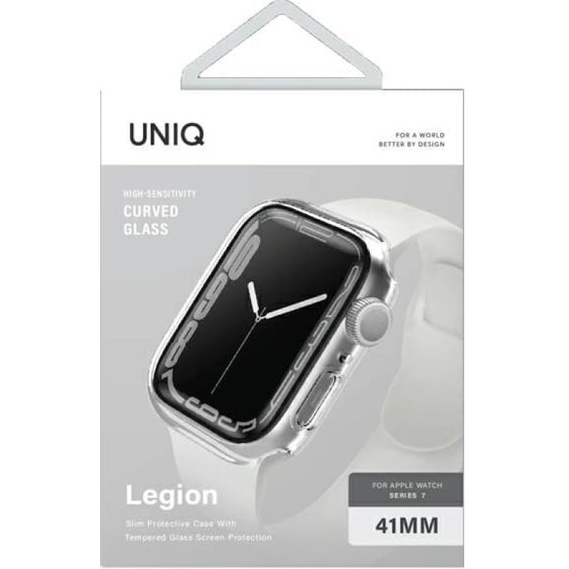 Uniq Legion Case Apple Watch Series 7|8|9 41mm Clear