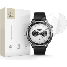 SZKŁO HARTOWANE TECH-PROTECT GLASS FIT+ 2-PACK XIAOMI WATCH S4 CLEAR