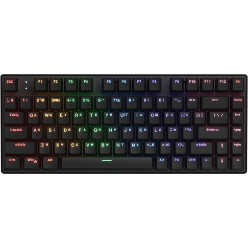 Hator HTK275UA Icefall Mecha Rainbow 82 Bezvadu Spēļu klaviatūra ENG|UA|RU