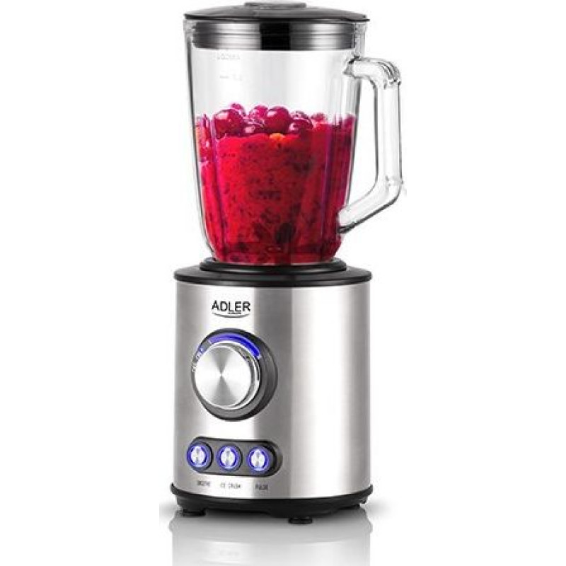 Adler Blender AD 4078 Stand  1700 W  Material jar(s) Glass  1.5 L  Ice crushing  Stainless steel 5902934835763