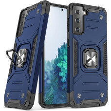 Wozinsky Ring Armor hibrīda maciņš ar magnētisku turētāju Samsung Galaxy S22+ - zils