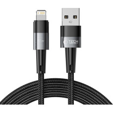 Tech-Protect USB-A - iPhone Lightning kabelis 12W 2.4A 2m - pelēks