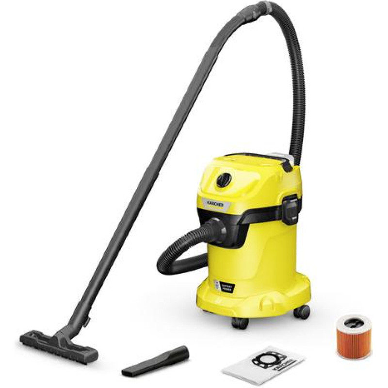 Karcher WD 3-18 V-17|20 (bez akumulatora un lādētāja)