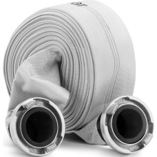 Hillvert Plakana ugunsdzēsības šļūtene ūdenim ar Storz savienotāju 3 collas 76 mm 8-24 bar 30 m