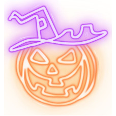 Neolia Neon PLEXI LED CURSED PUMPKIN orange purple NNE16 Neolia